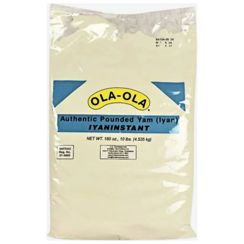 Ola-Ola Pounded Yam Flour 10lb (Ola-Ola Poundo Yam /Iyan)