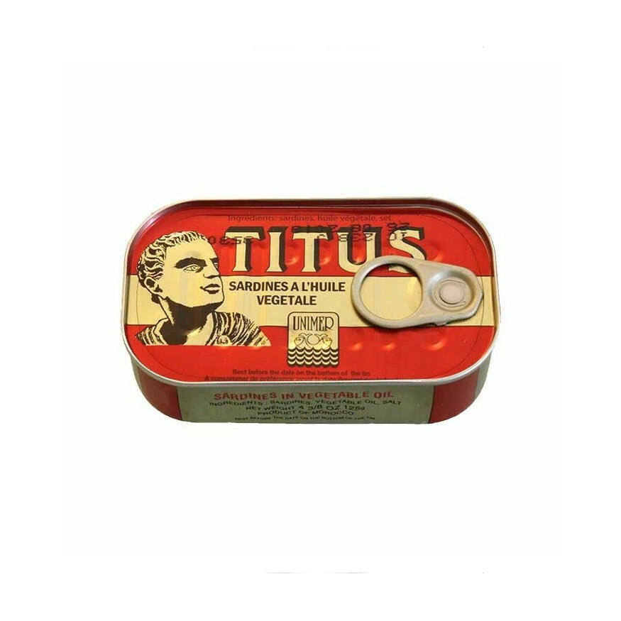 Titus Sardine in Soybean Oil 125g (Pack of 3)