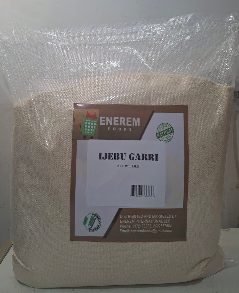 Enerem Ijebu Garri / Ijebu Gari / Nigerian Ijebu Garri 25lb
