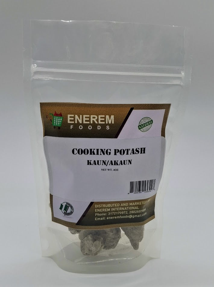 Enerem Cooking Potash  4oz / Kaun /Akauwu / Potash Rockstone