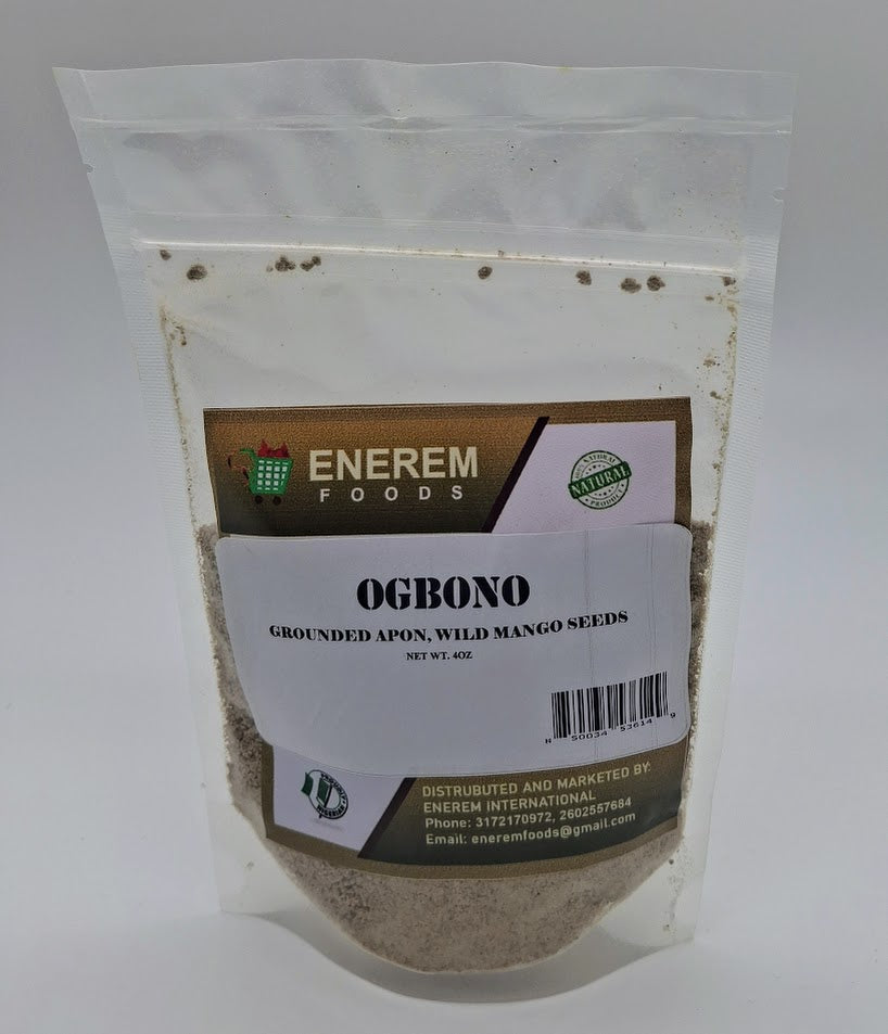 Enerem Grounded Ogbono / Apon / African Bush Mango Seeds 4oz