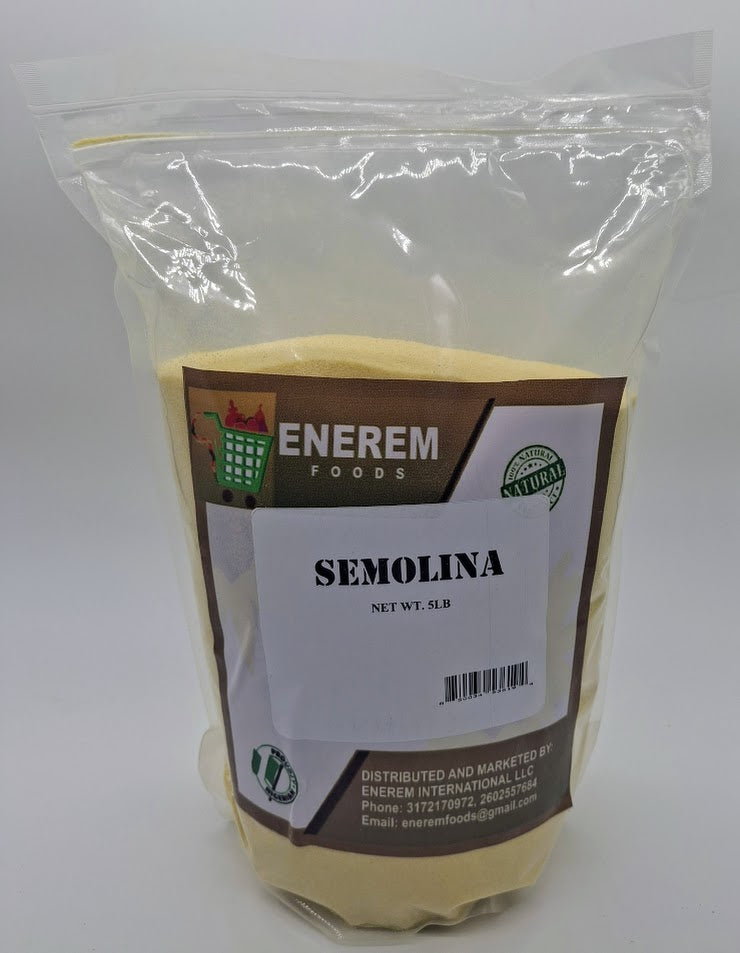 Enerem Semolina Flour / Farina / Yellow Semolina 5lb