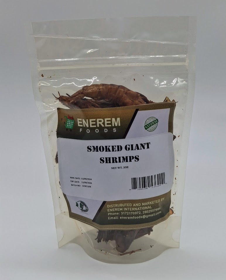 Enerem Smoked Giant Red Shrimps / Whole Dried Oporo 2oz