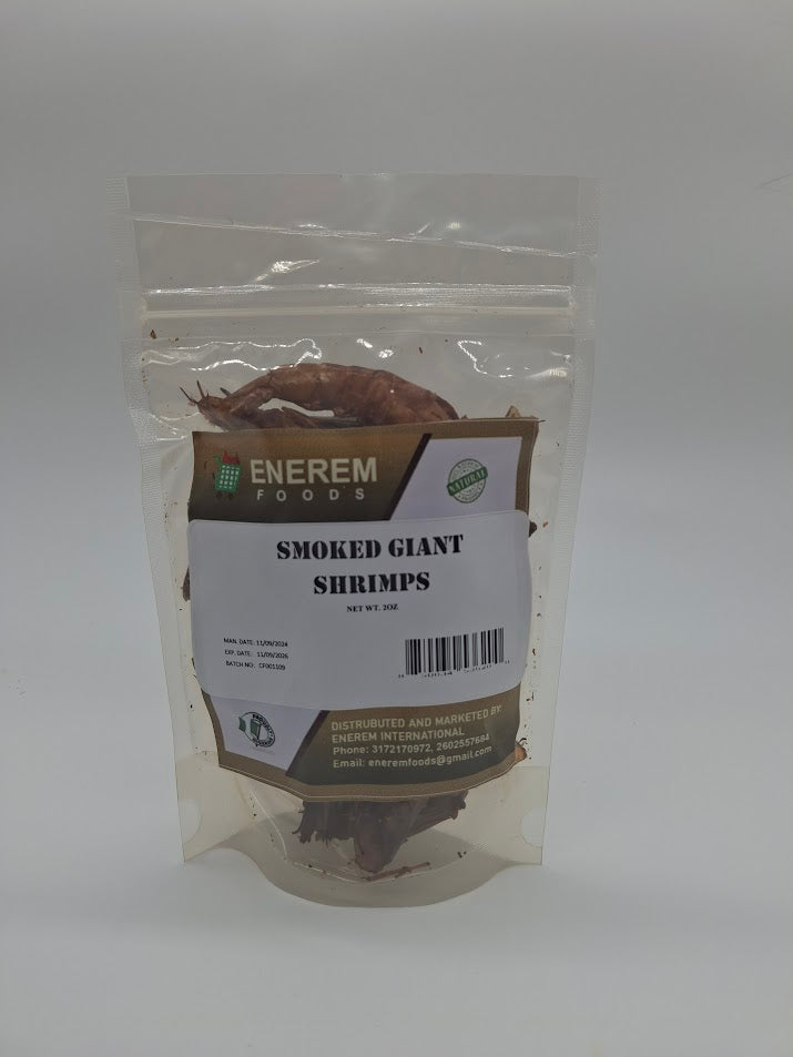 Enerem Smoked Giant Red Shrimps / Whole Dried Oporo 2oz