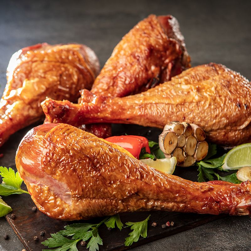 Smoked Turkey Drums Cut 3lb