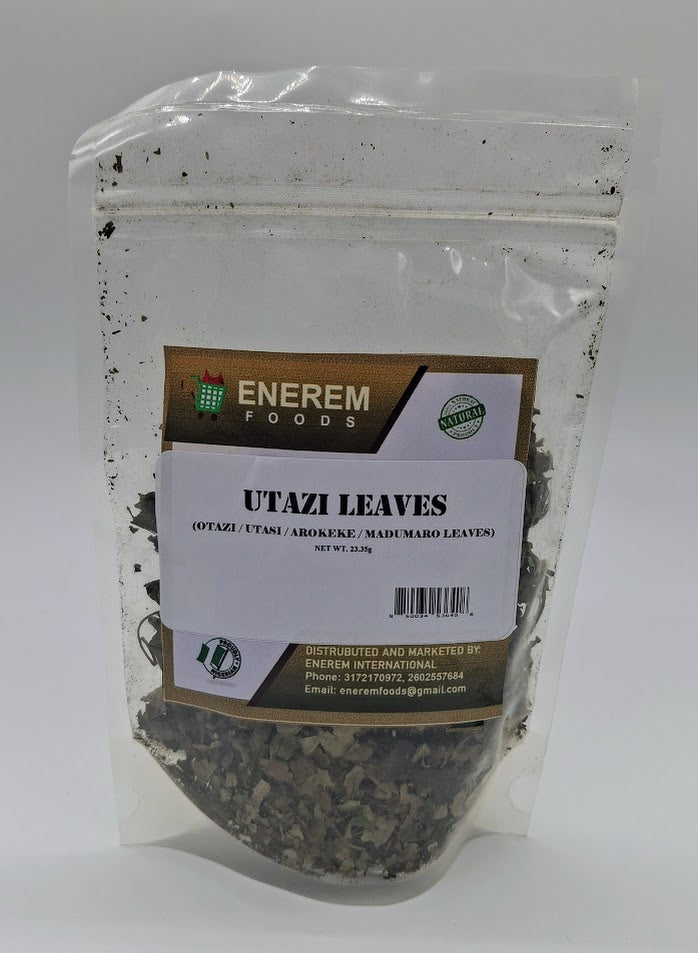 Enerem Dry Utazi leaves / Otazi / Utasi / Arokeke / Gongronema latifolium  23.35g (1oz)